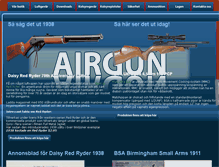 Tablet Screenshot of airgun.nu